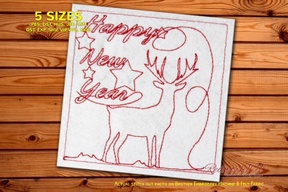 A Reindeer Design Perfect for Holiday Sweatshirts