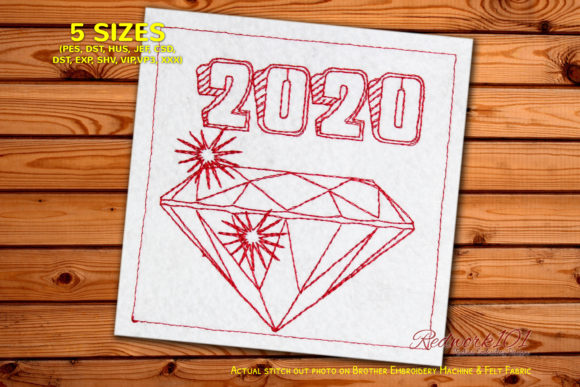 An Embroiderer's Review of the Diamond New Year Pattern