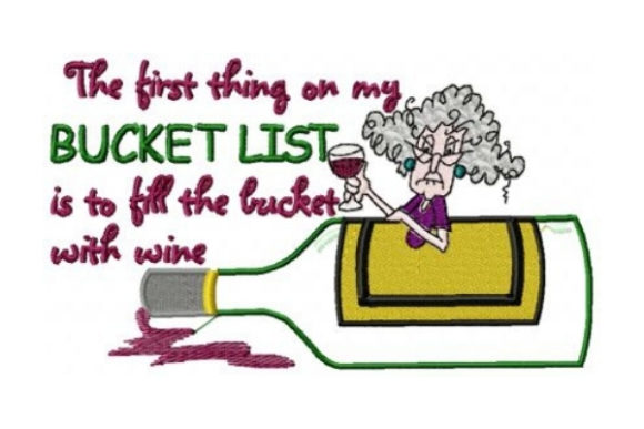 Bucket List Wine Embroidery Design Review