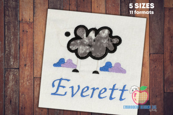 Cartoon Sheep Applique: Craft Fair Design Review