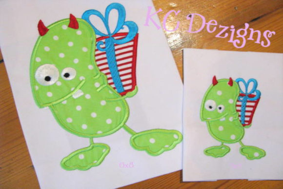 Christmas Monster 01: A Playful Brand Asset for Festive Merchandise
