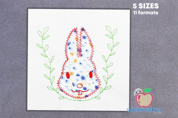 Evaluating The Face of Easter Bunny with the Swirl for Boutique Apparel