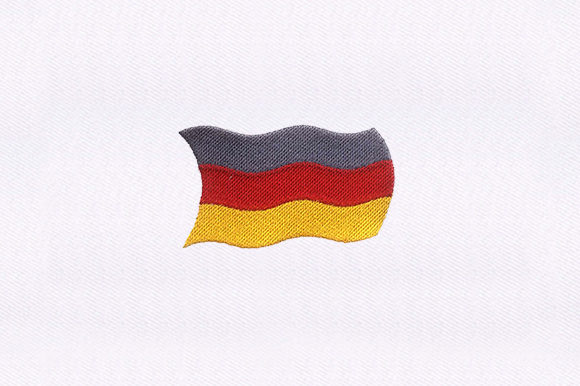 Germany Flag Embroidery Design for Seasonal Holiday Products