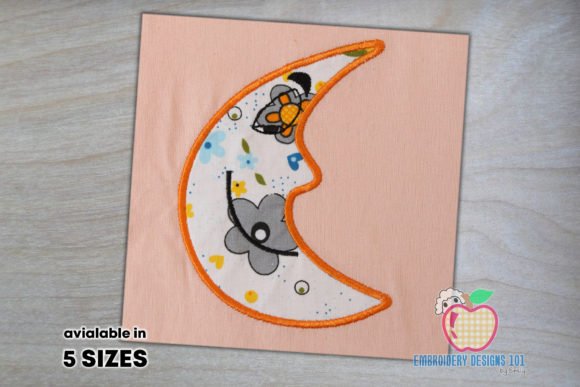 Moon Applique Pattern for Craft Fair Products