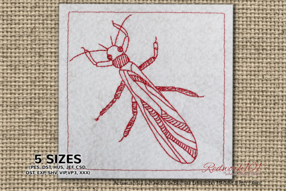 Stoneflies Insect Bluework: A Design for Cozy Keepsakes